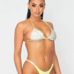 Hot And Delicious Crystallized 2pc Sunsuit