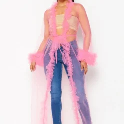 Hot And Delicious New Sweet Stuff Tulle Robe