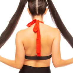 Shark Red Click It Or Ticket Buckle Top Womens