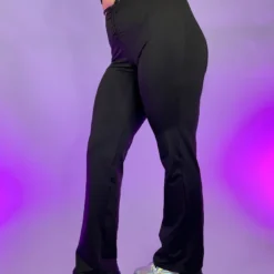 AE Black All Tied Up Bootcut Pants New