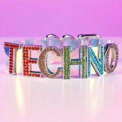 AE New TECHNO Holo PVC Choker