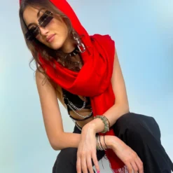 AE Womens Basic Solid Pashmina Scarf 27 AE Womens Basic Solid Pashmina Scarf