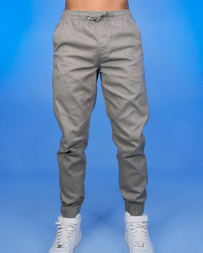 Phillip Marciano LLC Pants X Joggers Men's Charcoal Twill Joggers 1 Phillip Marciano LLC Pants X Joggers Men's Charcoal Twill Joggers