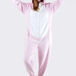 Fashion Go Pink Bunny Unisex Onesie Womens