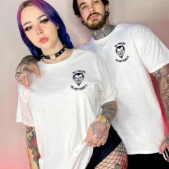 Jarmoo Sell Your Soul To The Rave White Tee Womens