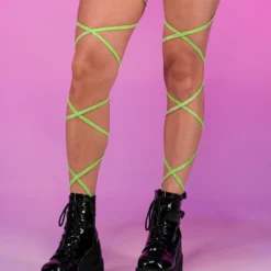 Roma Hypnotic Swirl Metallic Leg Wraps (Pair)