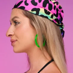 Elizabeth Acid Jungle Triangle Bandana Mens