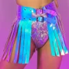 Daisy's Corsets Wanderlust Iridescent Fringe Skirt New