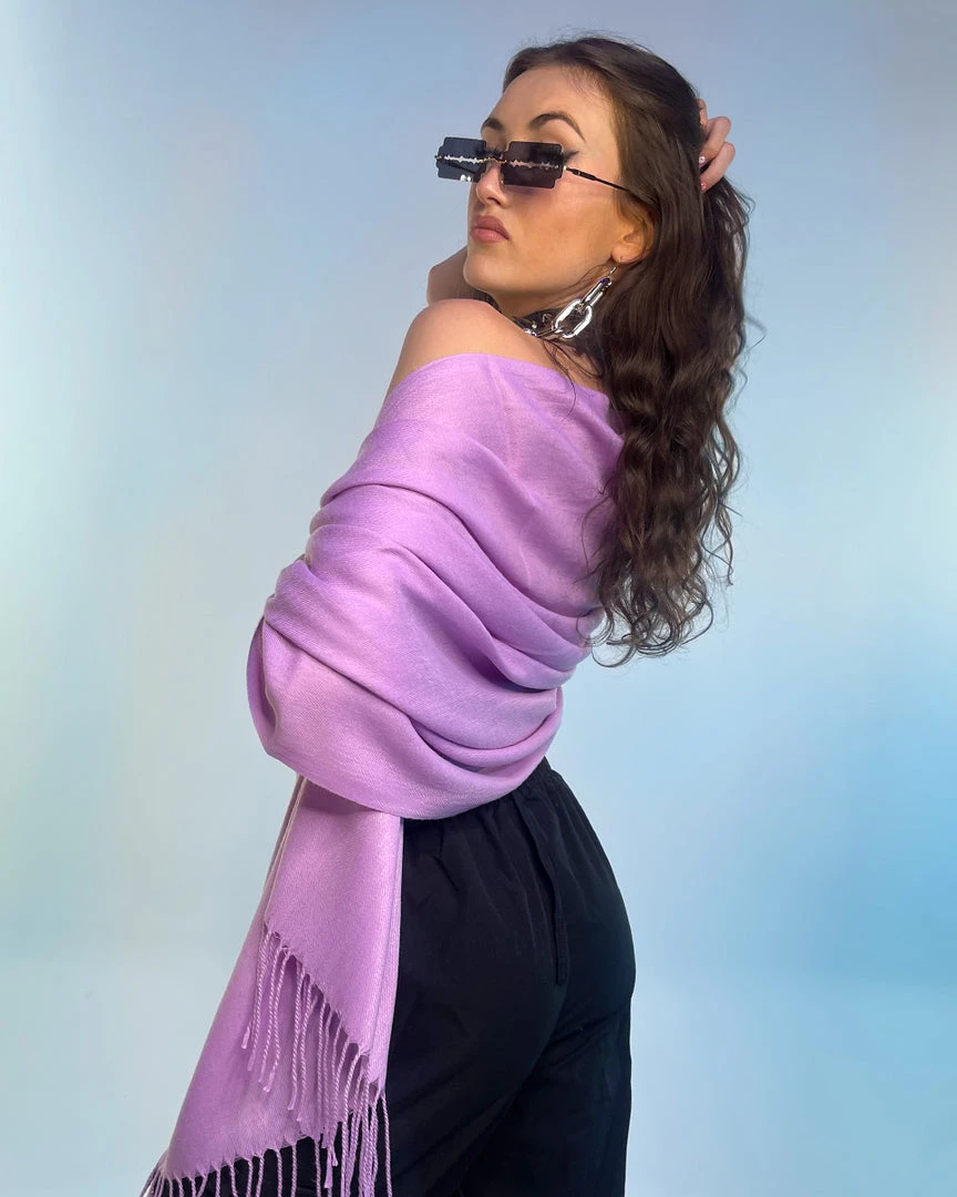 AE Womens Basic Solid Pashmina Scarf 13 AE Womens Basic Solid Pashmina Scarf