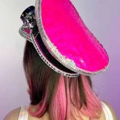 KBW Pink Sands Sequin Captain Hat New