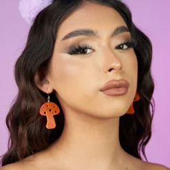 New Nomad Kandi Mushroom Earrings