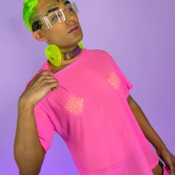 OhYes Fashion Got Ya Covered Oversized Mesh Tee