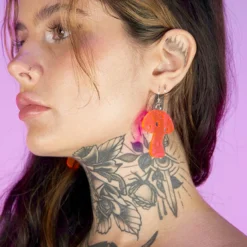 New Nomad Kandi Mushroom Earrings