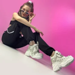 Hot And Delicious Emboldened Black 2pc Pants Set New