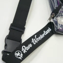 Hua Xin Xing Rui Bags New Black & Clear Rave Wonderland Two Compartment Fanny Pack
