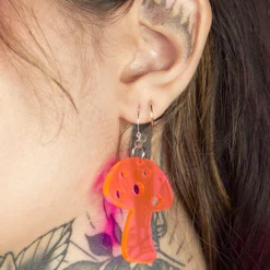 New Nomad Kandi Mushroom Earrings