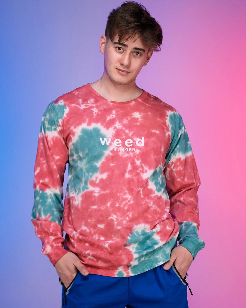 Space Yacht Weed Long Sleeve Tee 1 Space Yacht Weed Long Sleeve Tee