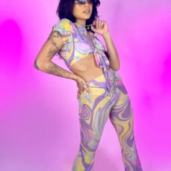 Hot And Delicious Groovy Baby 2pc Pant Set New