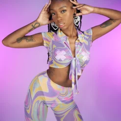 Hot And Delicious Groovy Baby 2pc Pant Set New