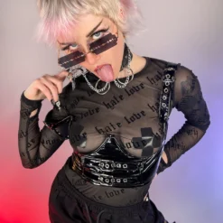 AE Midnight Ride Underboob Corset New