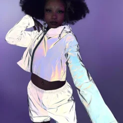 AE New Midnight Chrome Reflective Jacket