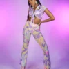 Hot And Delicious Groovy Baby 2pc Pant Set New
