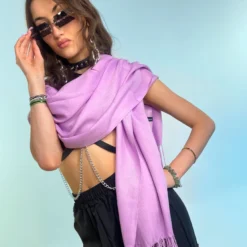 AE Womens Basic Solid Pashmina Scarf 29 AE Womens Basic Solid Pashmina Scarf