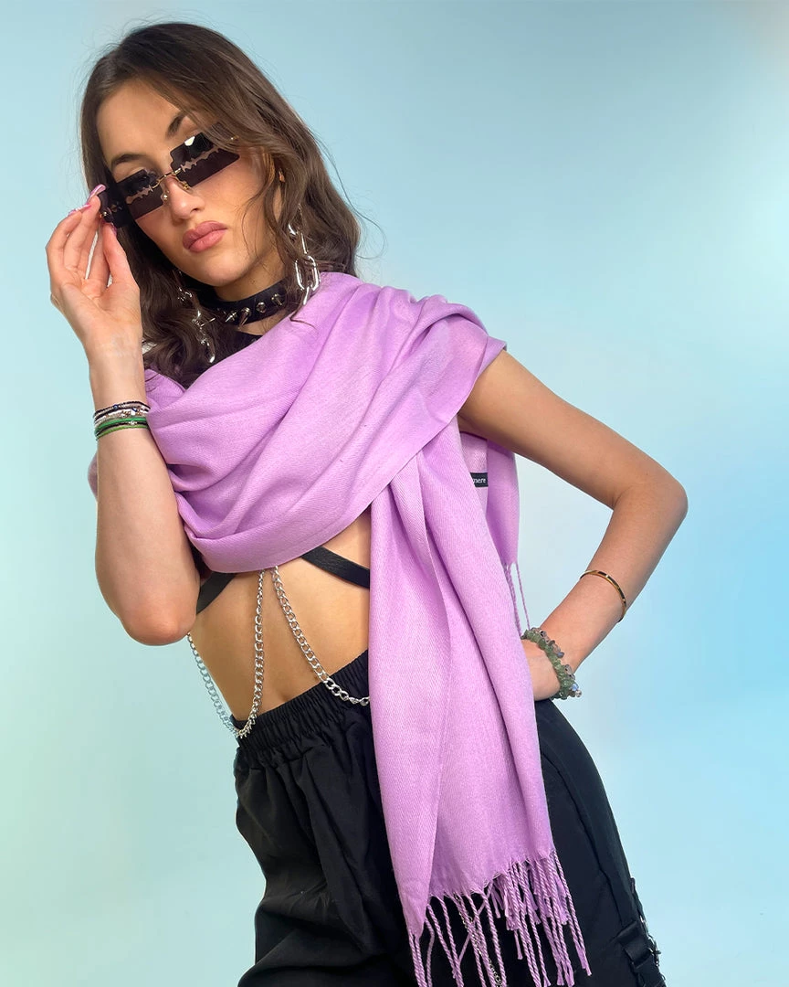 AE Womens Basic Solid Pashmina Scarf 11 AE Womens Basic Solid Pashmina Scarf