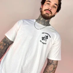 Jarmoo Womens LA Skeleton Hands RW Tee