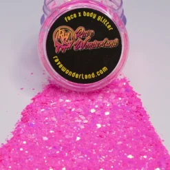 Xucai Pink Aura Black Light Glitter
