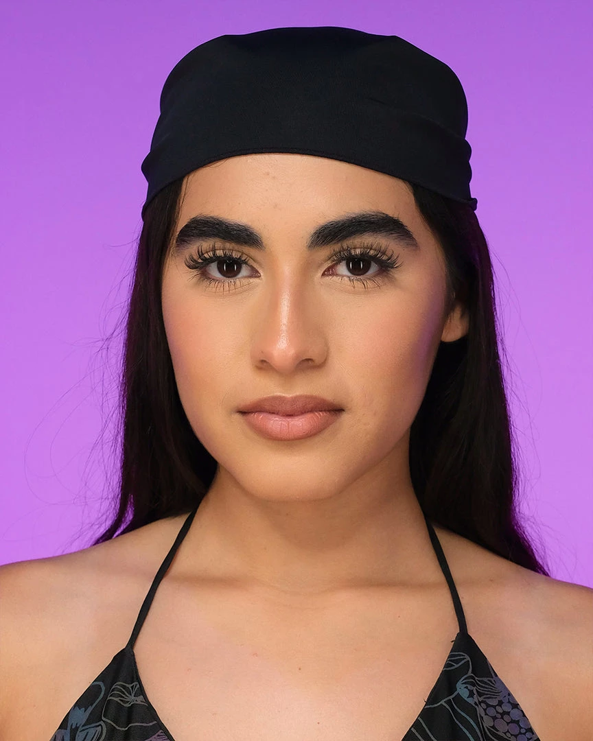 Shark Plain Black Triangle Bandanna Mask Mens 2 Shark Plain Black Triangle Bandanna Mask Mens