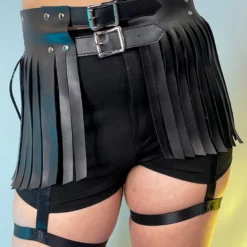 Daisy's Corsets New Fringe Society Vegan Leather Skirt