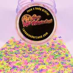 Xucai Neon Butterfly Black Light Reactive Glitter Accessories