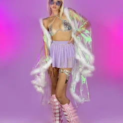 OhYes Fashion Silver Double Crossed Diamonds Bustier New