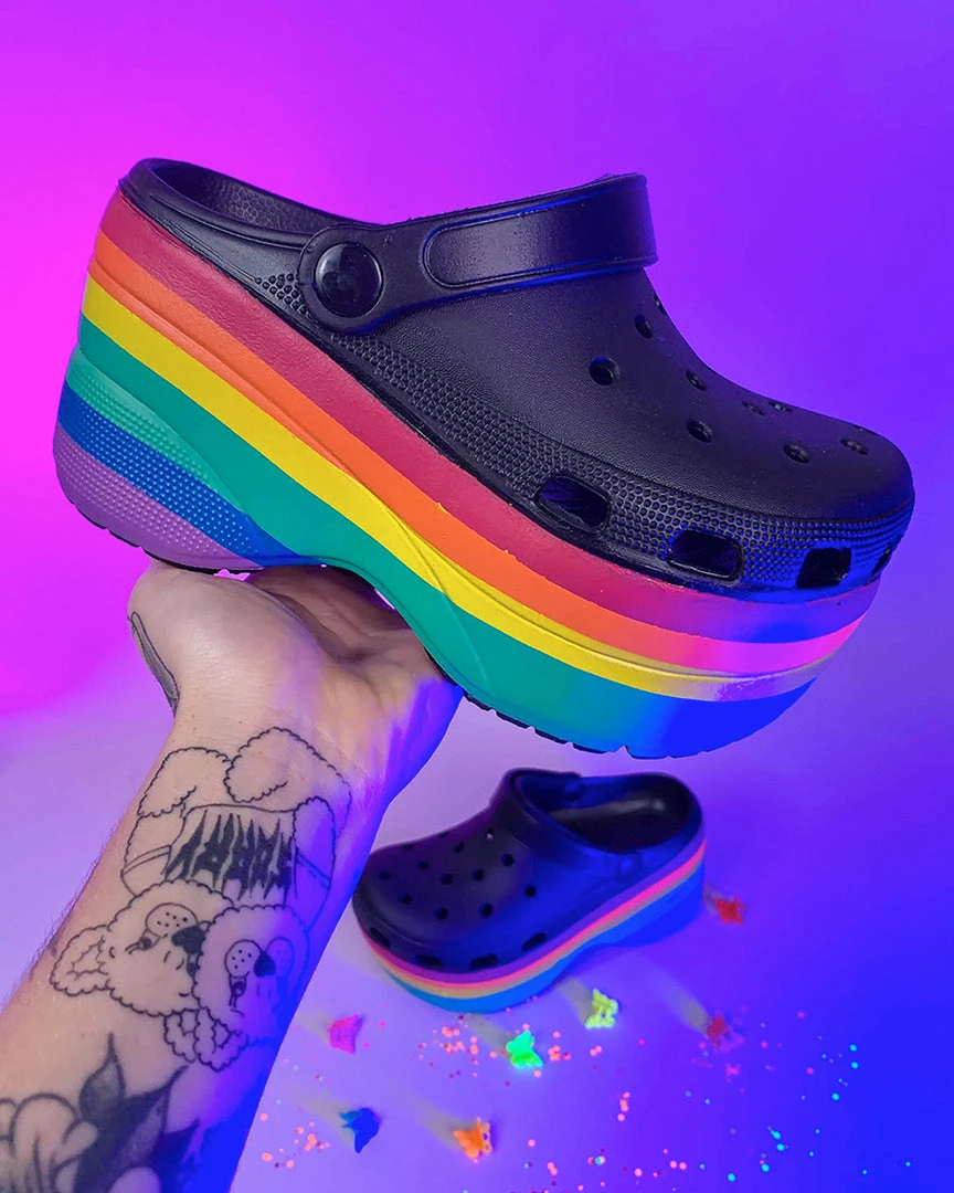 Cape Robbin Rainbow 'Bout That Life Sandals 1 Cape Robbin Rainbow 'Bout That Life Sandals