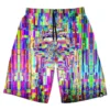 Set 4 Lyfe ABSTRACT GLITCH SHORTS