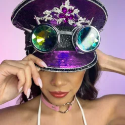 KBW New Desert Royal Sequin Captain Hat