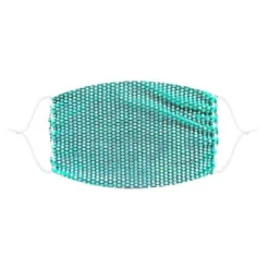 Neva Nude Teal Illuzion Mesh Jewel Face Mask