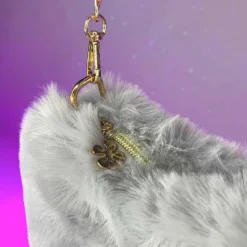 AE In Love With You Fuzzy Heart Purse New