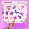 Neva Nude Purple Butterfly Kisses Giant Temporary Tattoo Pack