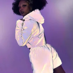 AE New Midnight Chrome Reflective Jacket