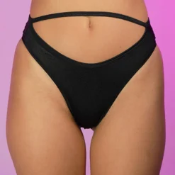Roma New Black Kinetic Keyhole Bottoms