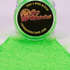 Xucai Neon Green Black Light Reactive Fine Glitter Accessories