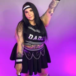 Forplay 6pc Daddy's Girl Cheerleader Costume Womens