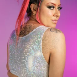 Roma Silver Aura Strap Top