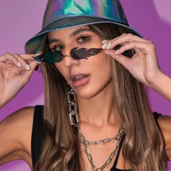 AE Rainbow Flash Reflective Bucket Hat