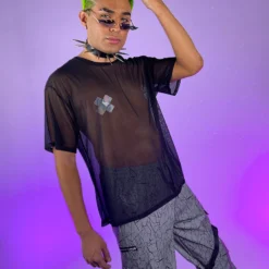 AE New Reflective Shatter Cargo Pants