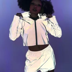 AE New Midnight Chrome Reflective Jacket