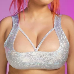Roma Silver Aura Strap Top