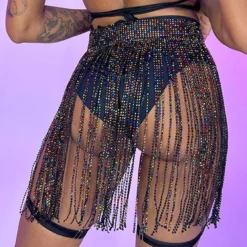 Hot And Delicious New Black Opal Cover Up Skirt